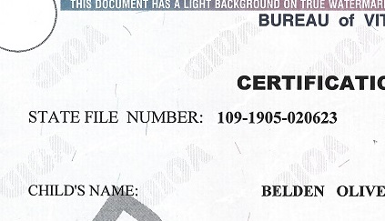 State File Number